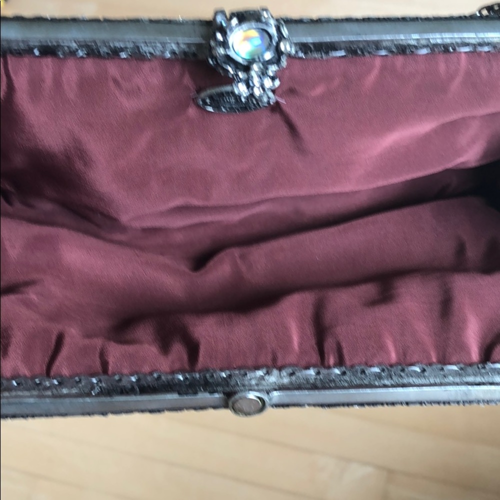Clara Kasavina Laura Multi-Colored Clutch—missing 2 small rhinestones & 3 beads - Picture 7 of 11